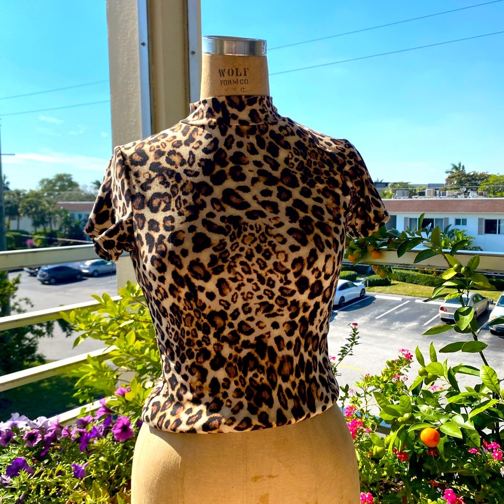 Cheetah printed top